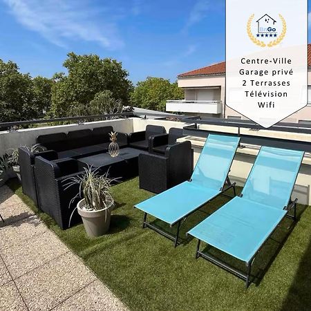 Bngo I Immense Rooftop Lyon I 2 Chambres, 4 Places Parkings, 2 Immenses Terrasses, 8 Personnes Exteriör bild