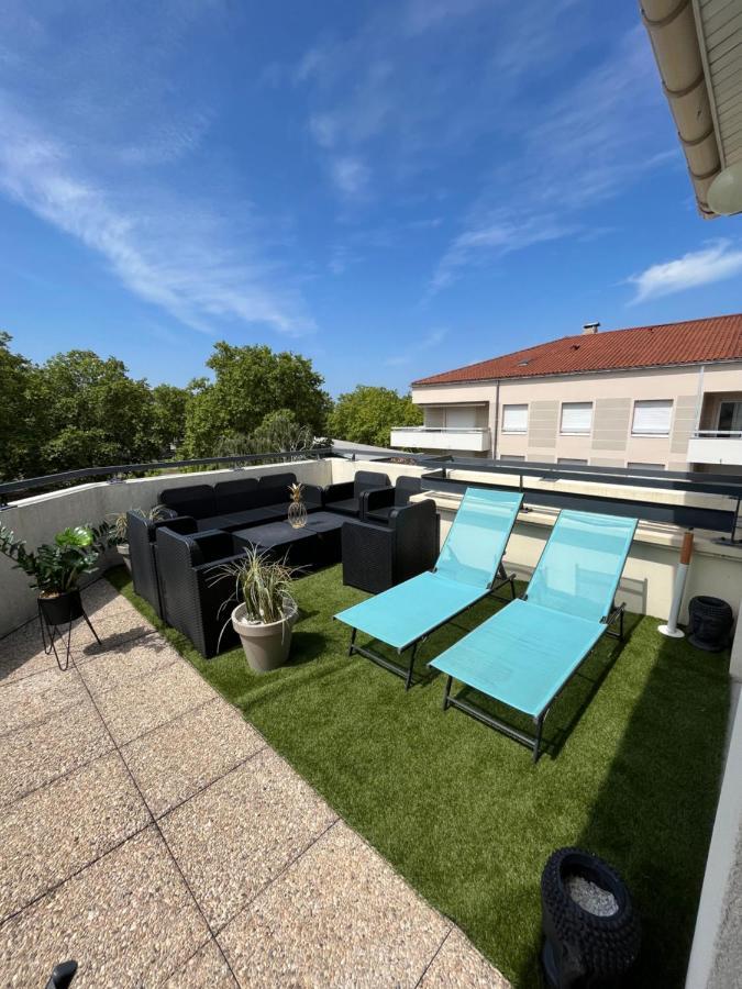 Bngo I Immense Rooftop Lyon I 2 Chambres, 4 Places Parkings, 2 Immenses Terrasses, 8 Personnes Exteriör bild