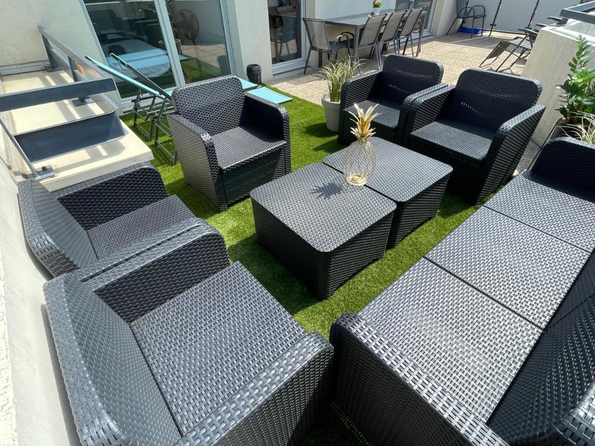 Bngo I Immense Rooftop Lyon I 2 Chambres, 4 Places Parkings, 2 Immenses Terrasses, 8 Personnes Exteriör bild
