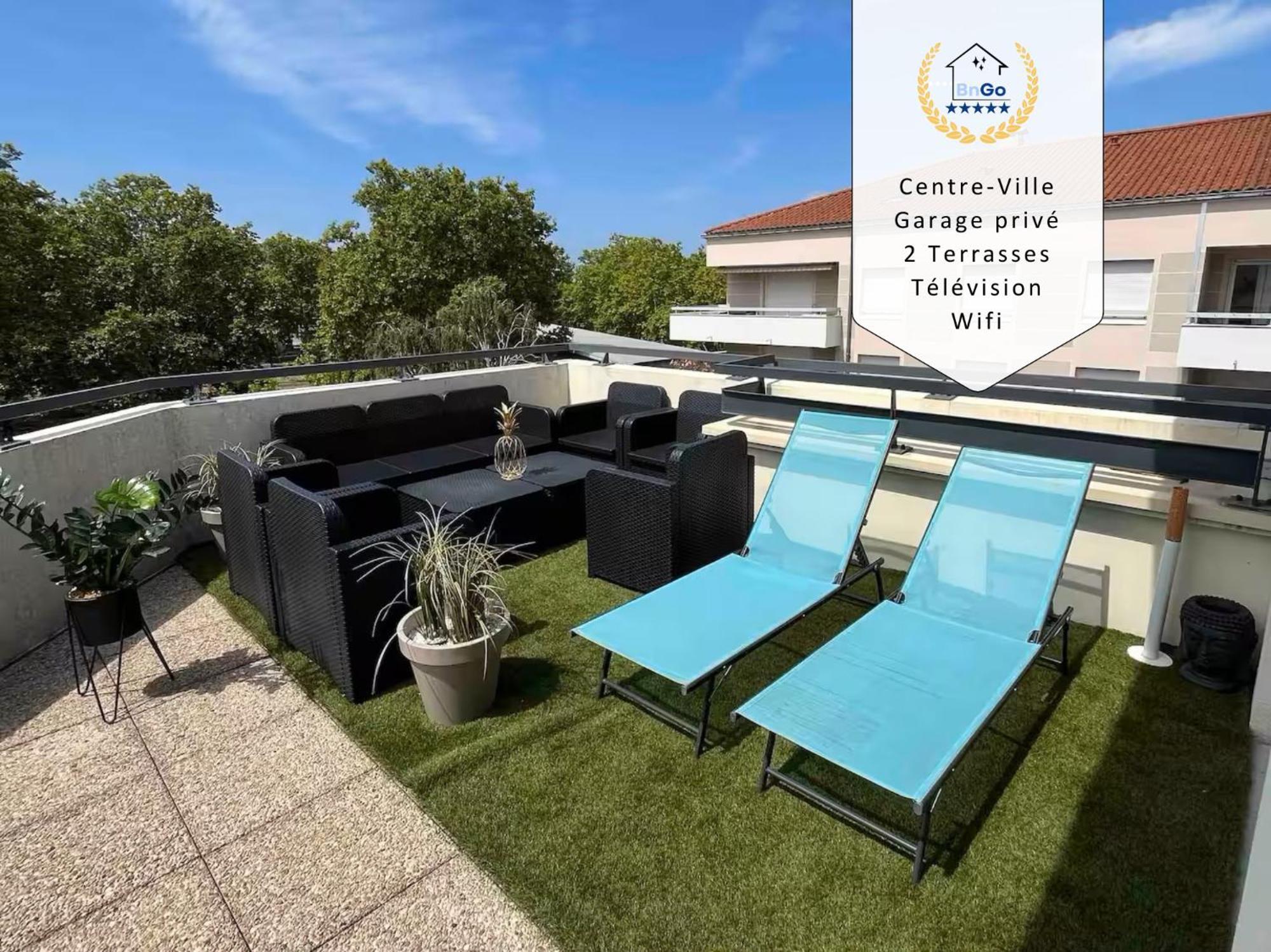 Bngo I Immense Rooftop Lyon I 2 Chambres, 4 Places Parkings, 2 Immenses Terrasses, 8 Personnes Exteriör bild